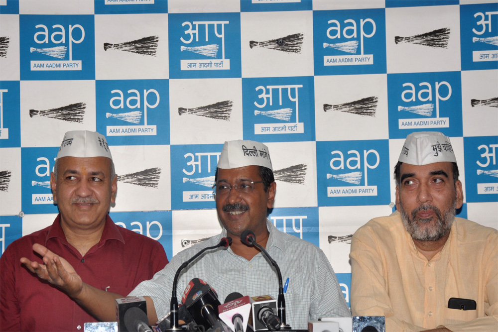 केजरीवाल, सिसोदिया सहित दिग्गज नेता हारे