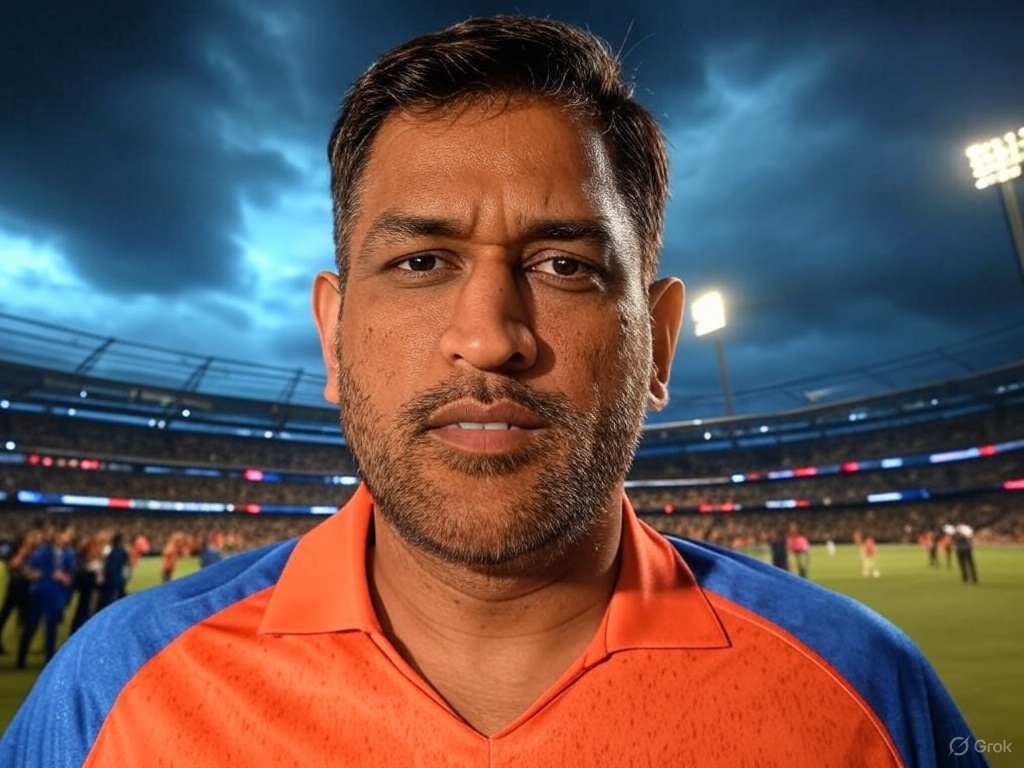 dhoni new look ipl 2025