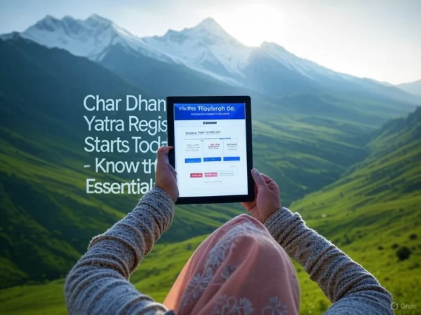चारधाम यात्रा के लिए ऑनलाइन रजिस्ट्रेशन आज से शुरू, यात्रा से पहले जानें ज़रूरी बातें