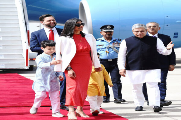 अमेरिकी उपराष्ट्रपति जेडी वेंस परिवार सहित पहुंचेंगे जयपुर