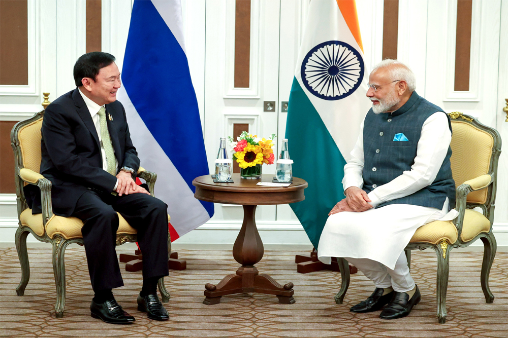 थाईलैंड की पीएम से मिले मोदी
