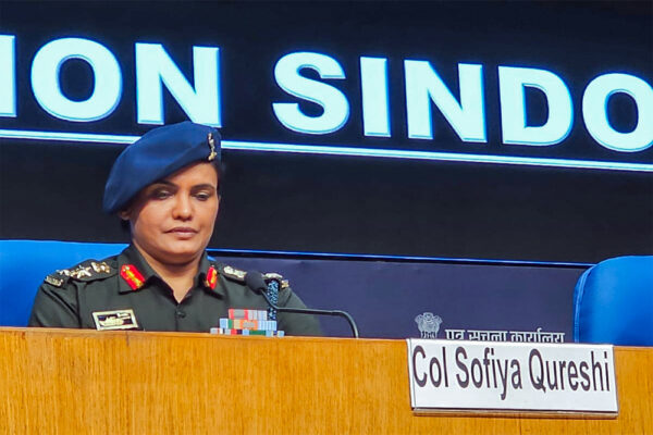 कर्नल सोफिया कुरैशी की ब्रीफिंग से अच्छा संदेश