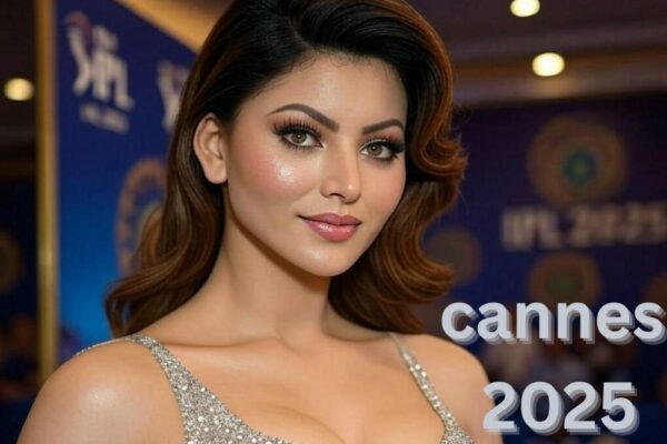 1300 करोड़ के ताज के बाद फटी हुई ड्रेस में कान्स के रेड कार्पेट पर दिखीं उर्वशी रौतेला