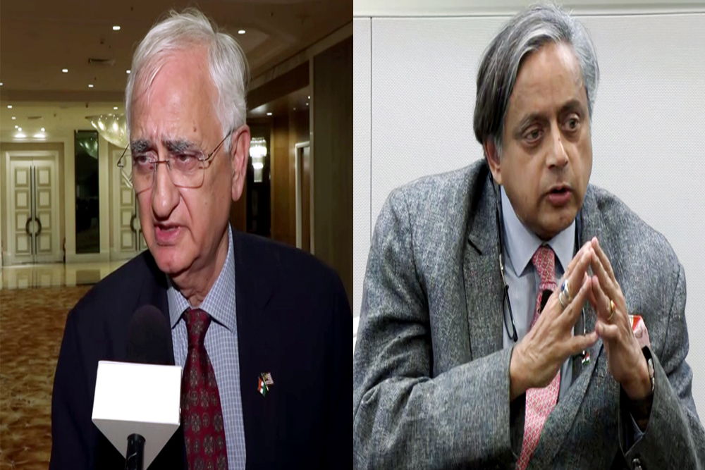 ये खुर्शीद और थरूर को क्यों कोस रहे?