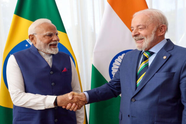 प्रधानमंत्री मोदी का ब्राजील में भव्य स्वागत