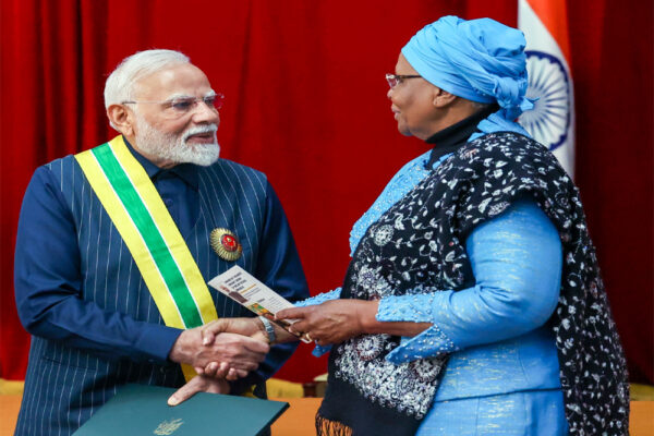 मोदी को नामीबिया का सर्वोच्च सम्मान