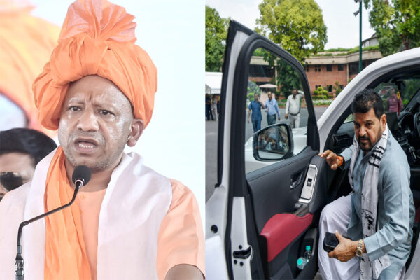 ढाई साल के बाद मिले योगी और ब्रजभूषण शरण