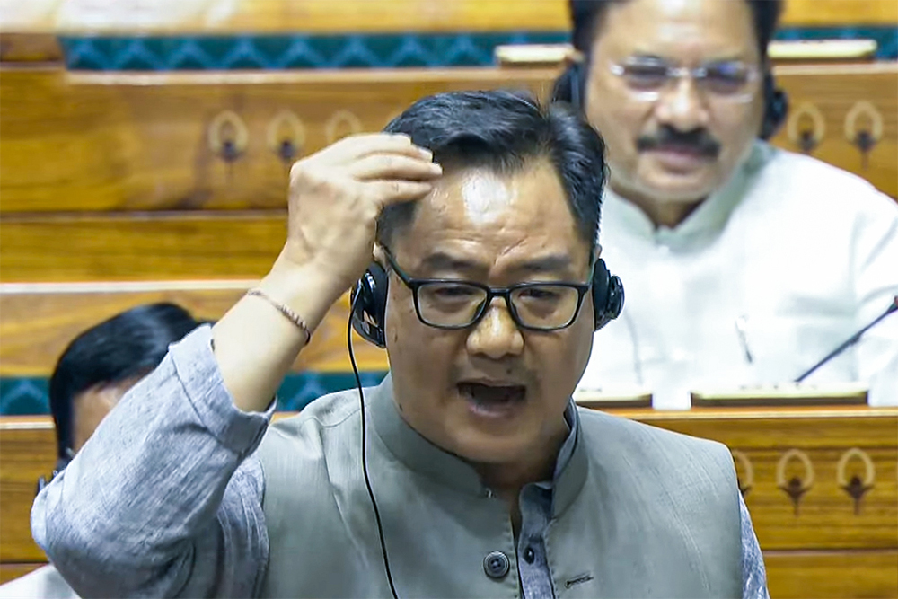 खेल विधेयकों पर चर्चा न होने से किरेन रिजिजू नाराज