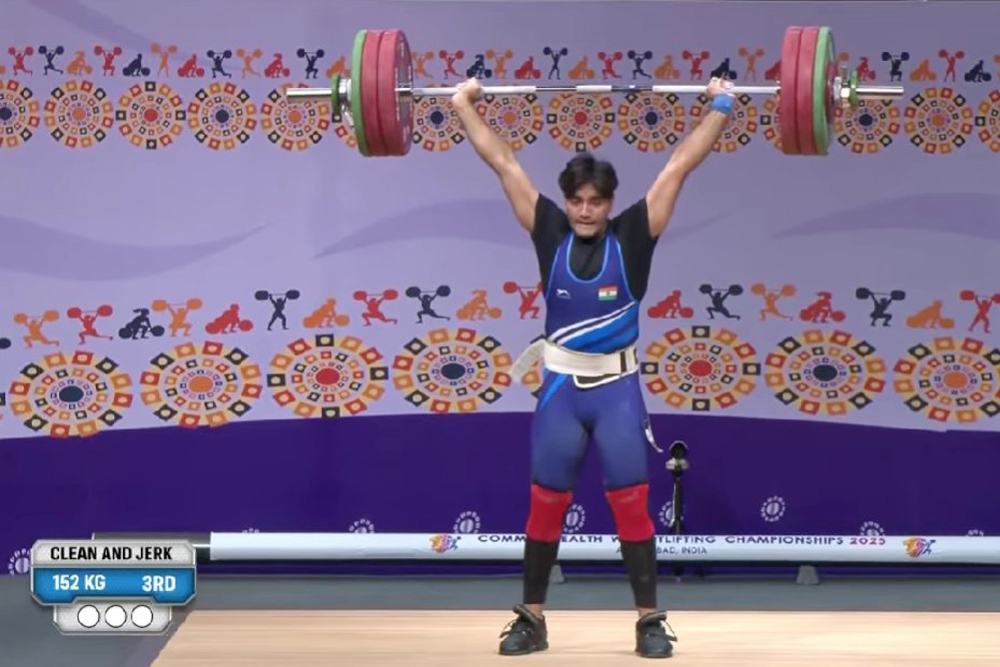 कॉमनवेल्थ वेटलिफ्टिंग चैंपियनशिप : हरियाणा के शाह हुसैन ने जीता गोल्ड