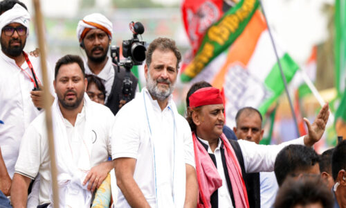 राहुल की यात्रा में शामिल हुए अखिलेश