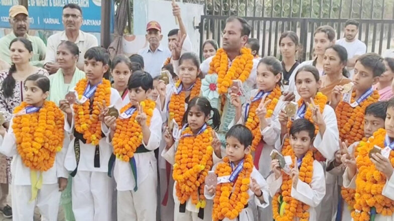 अंतरराष्ट्रीय ताइक्वांडो चैंपियनशिप में छाए करनाल के खिलाड़ी, 9 गोल्ड समेत कुल 13 मेडल जीते