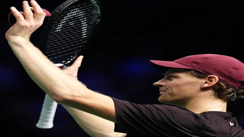 पेरिस मास्टर्स : जैनिक सिनर की शानदार जीत, बर्ग्स को 6-4, 6-2 से हराया