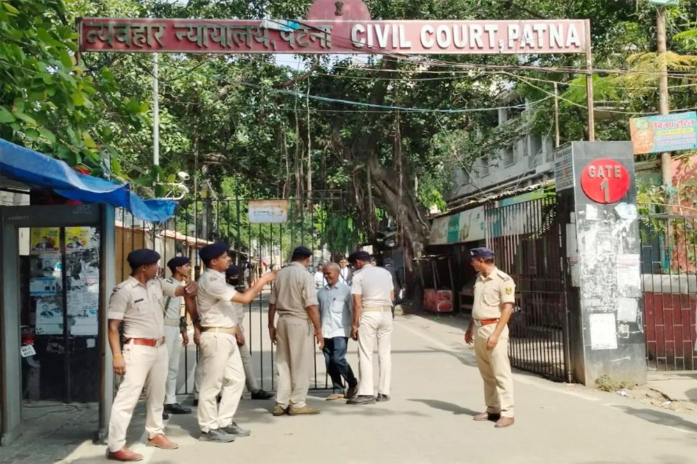 पटना सिविल कोर्ट उड़ाने की धमकी से अफरा-तफरी