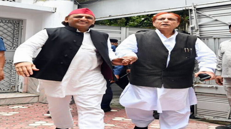 आजम खान से मिले अखिलेश