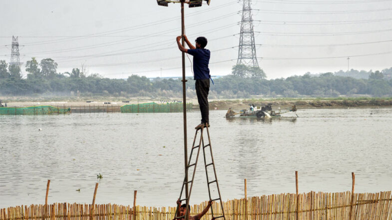 स्वच्छ यमुना से छठ व्रतियों में उमंग