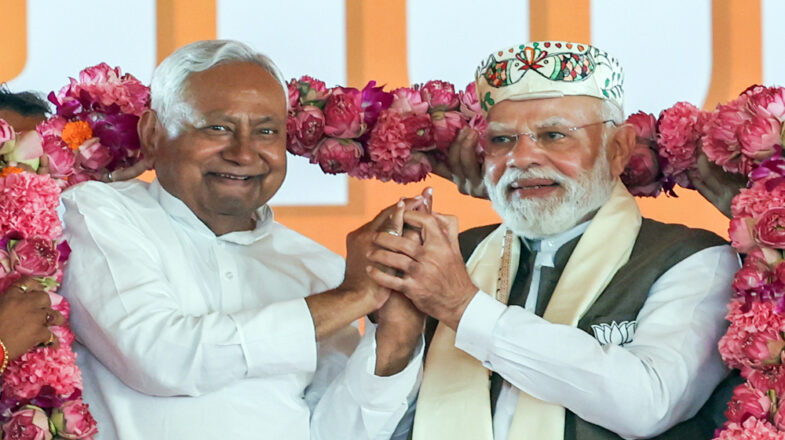 बिहार: इतिहास रचने की दहलीज पर भाजपा, एनडीए 200 के पार