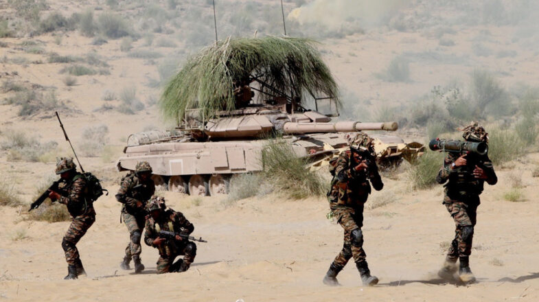 जैसलमेर के रेगिस्तान में सैन्य क्षमता का जबरदस्त प्रदर्शन