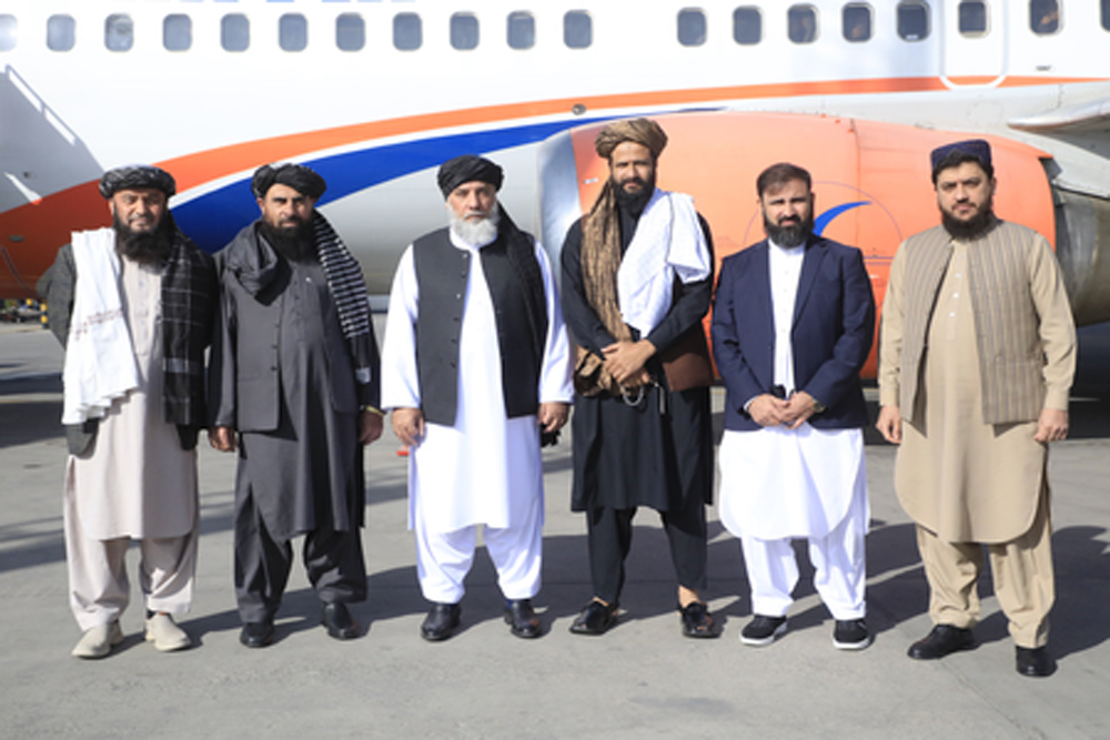 अफगानिस्तान का प्रतिनिधिमंडल पहुंचा भारत