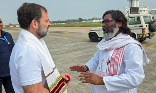 झारखंड में सहयोगी कांग्रेस के साथ नहीं