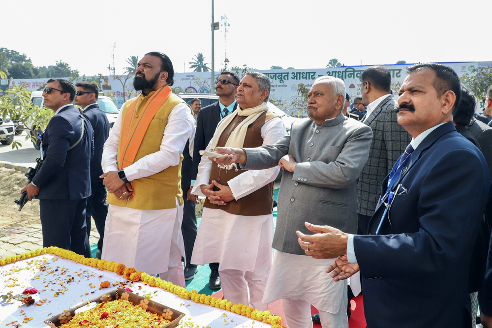 समृद्धि यात्रा में समस्तीपुर पहुंचे सीएम नीतीश कुमार