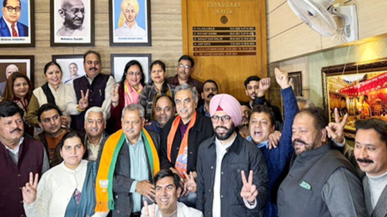 भाजपा ने चौथी बार चंडीगढ़ मेयर का चुनाव जीता, सौरभ जोशी बने मेयर