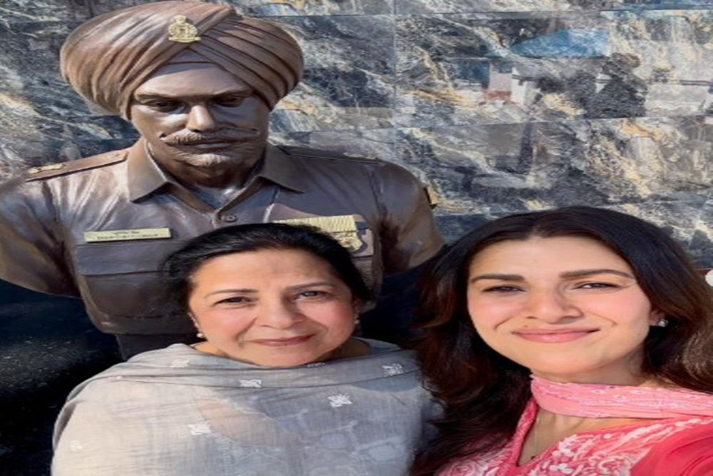 निम्रत कौर ने पिता शहीद मेजर भूपेंद्र सिंह को भावुक श्रद्धांजलि दी