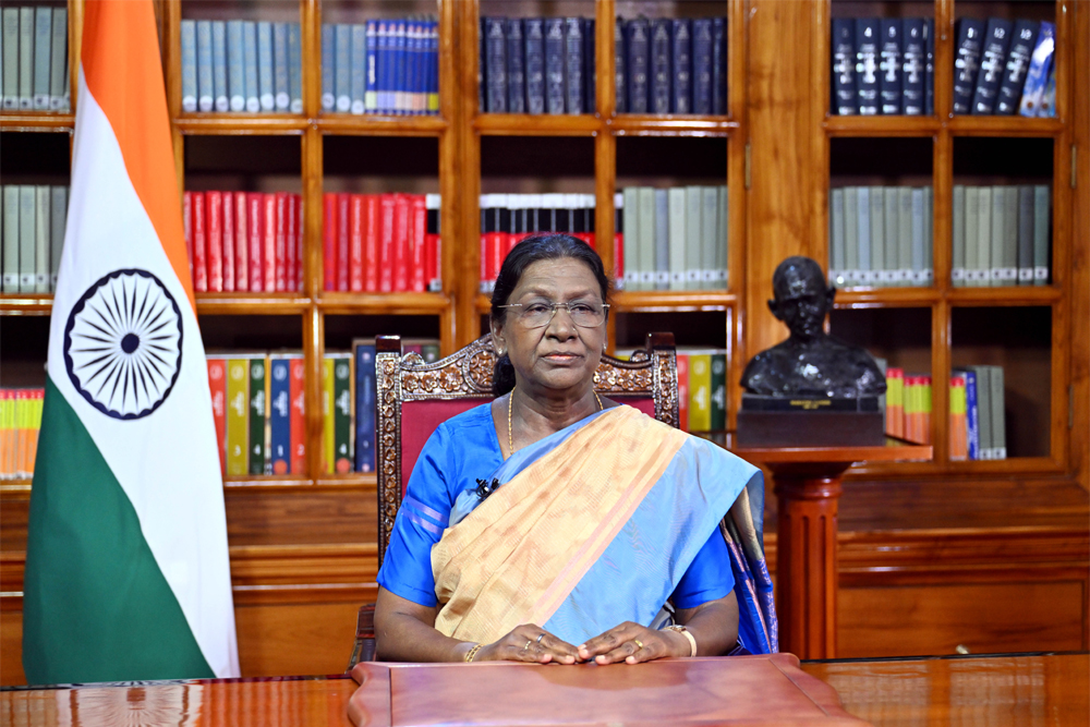 राष्ट्रपति ने देश को संबोधित किया