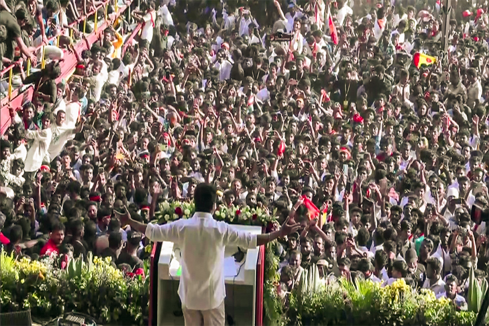 तमिलनाडु में त्रिकोणीय चुनावी मुकाबला