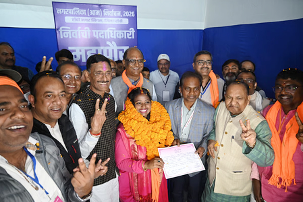 झारखंड के 13 शहरों में भाजपा समर्थित मेयर-अध्यक्ष बने