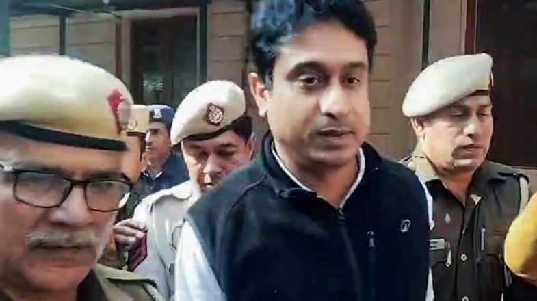 यूथ कांग्रेस के राष्ट्रीय अध्यक्ष गिरफ्तार