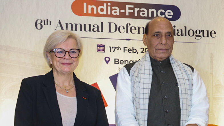राजनाथ से मिलीं फ्रांस की रक्षा मंत्री