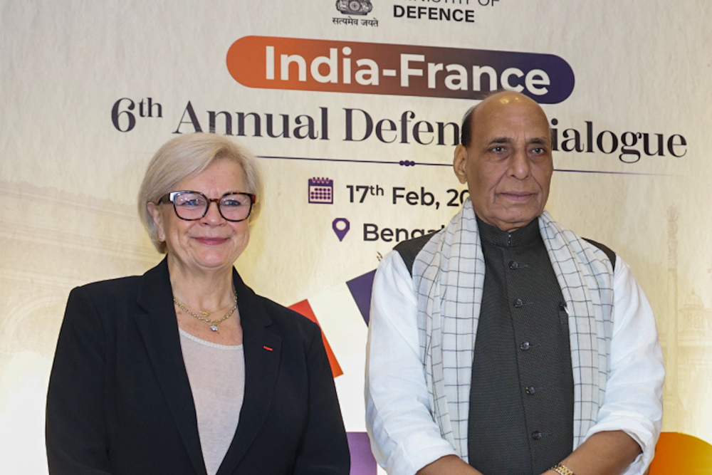राजनाथ से मिलीं फ्रांस की रक्षा मंत्री