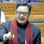 लोकसभा में कांग्रेस के हंगामे पर किरेन रिजिजू की तीखी प्रतिक्रिया