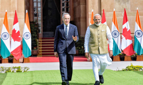 पीएम मोदी ने हैदराबाद हाउस में कनाडा के प्रधानमंत्री मार्क कार्नी से की मुलाकात