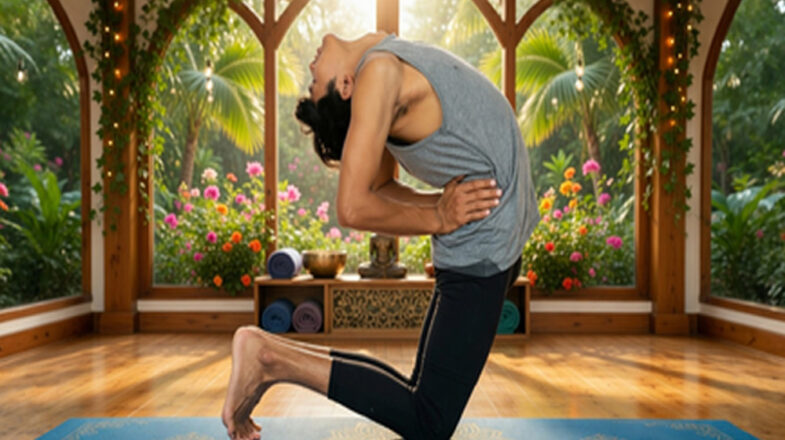 क्या आप भी कमर दर्द से परेशान हैं? आजमाएं ‘हाफ कैमल पोज’