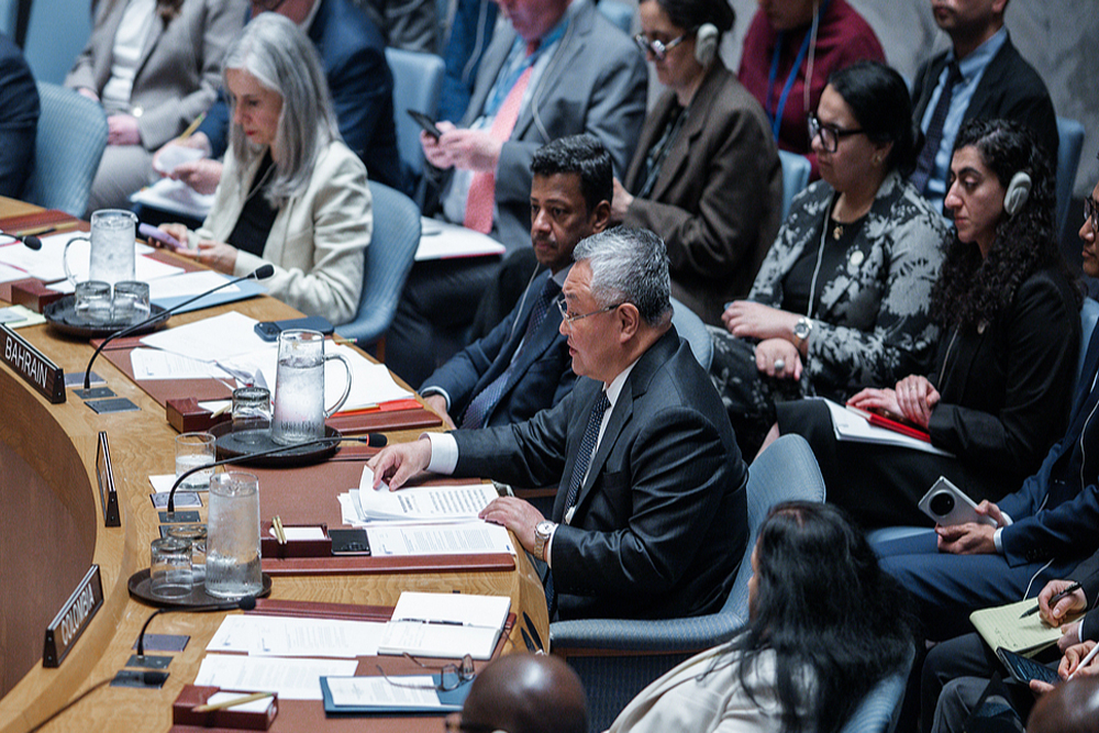 संयुक्त राष्ट्र में चीनी प्रतिनिधि : अमेरिका ईरान परमाणु संकट का जनक