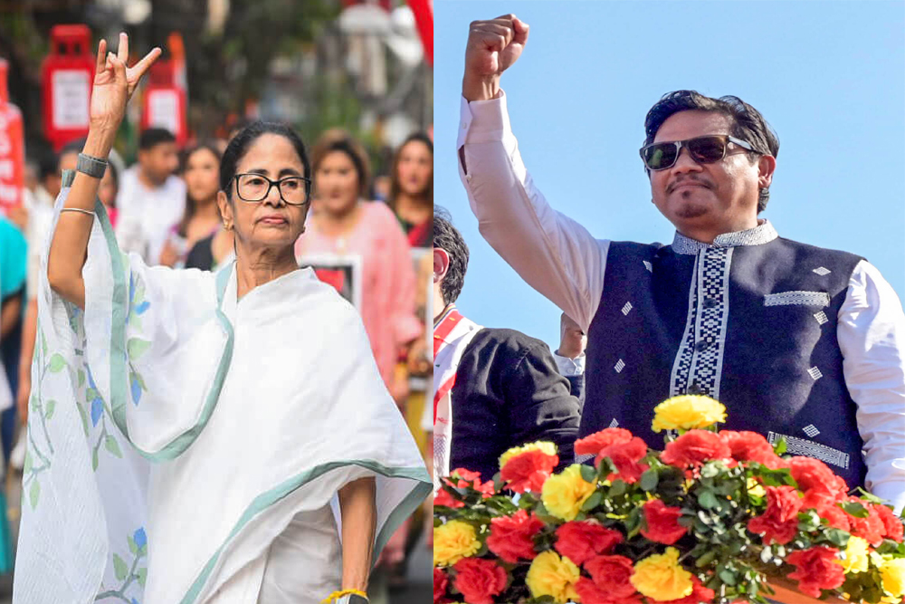 कांग्रेस को तृणमूल और एनपीपी की चुनौती