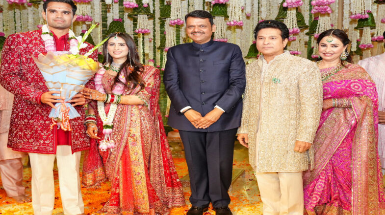 सचिन के बेटे अर्जुन तेंदुलकर ने सानिया संग रचाई शादी