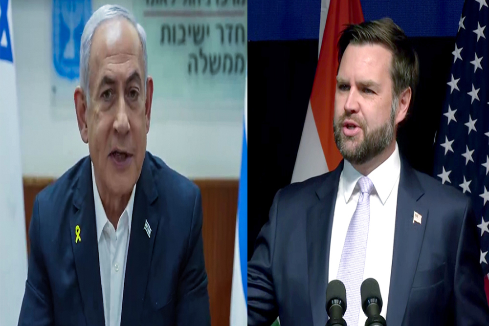 वेंस और नेतन्याहू में विवाद की खबर