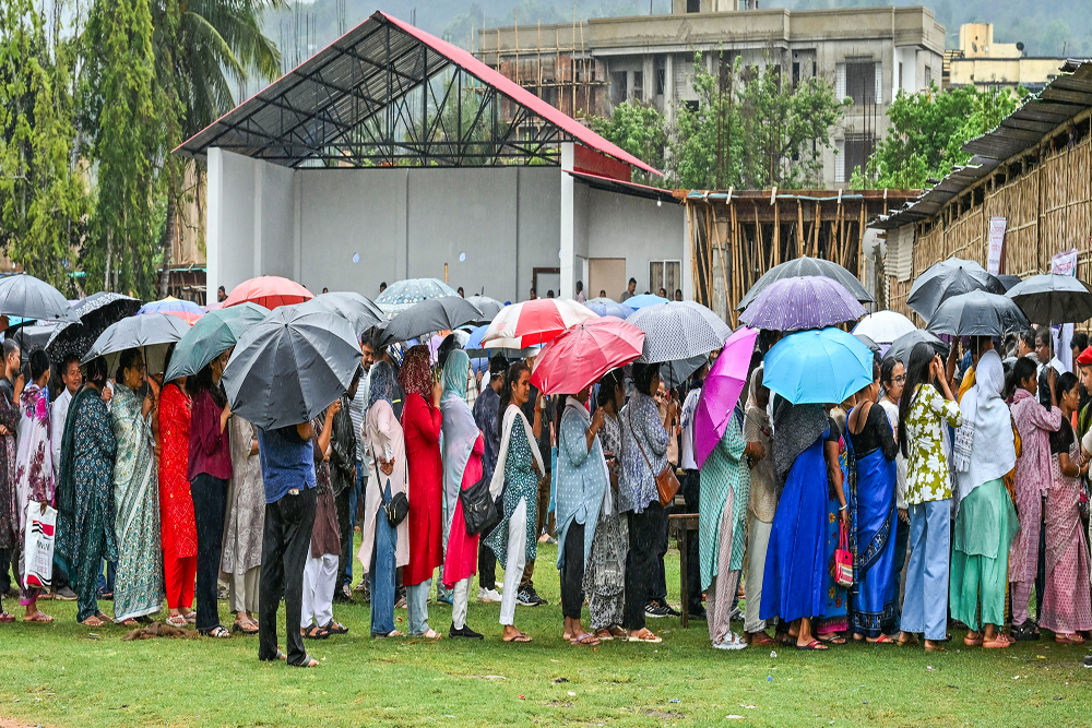 त्रिपुरा के धर्मनगर विधानसभा उपचुनाव में करीब 80 प्रतिशत मतदान