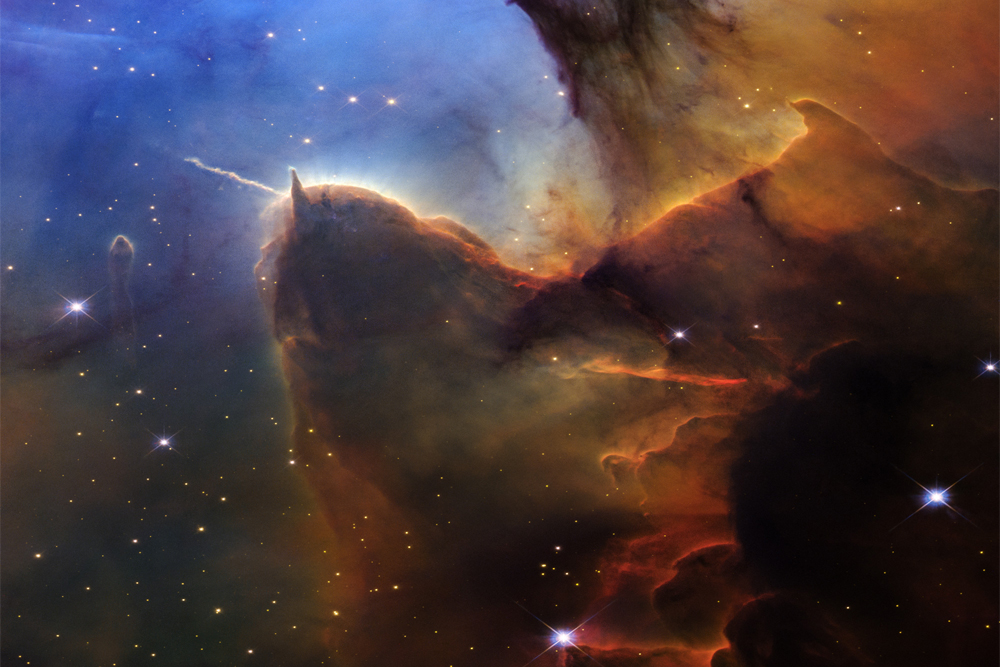 नासा के हबल टेलीस्कोप ने कैद की ट्राइफिड नेबुला की शानदार तस्वीर