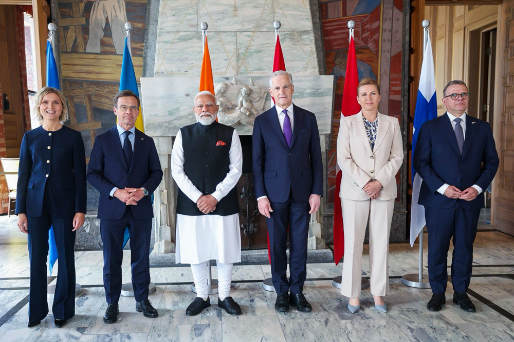 व्यापार समझौतों से भारत-नॉर्डिक देशों के साथ संबंधों में नए स्वर्णिम युग की शुरुआत: पीएम मोदी
