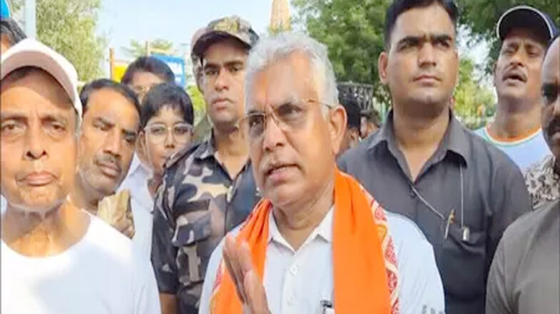 ममता बनर्जी भ्रम में न रहें, मुख्यमंत्री की कुर्सी आपकी पैतृक संपत्ति नहीं: दिलीप घोष
