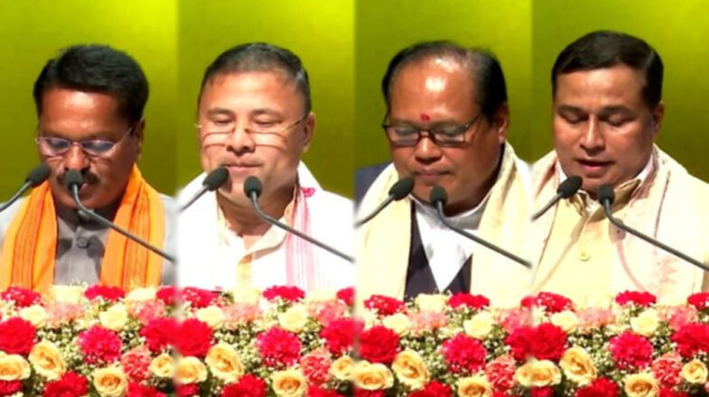 असम कैबिनेट का विस्तार, 12 विधायकों ने ली मंत्री पद की शपथ
