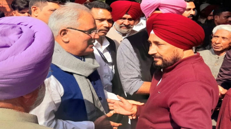बागी गुट के नेताओं से मिले बघेल
