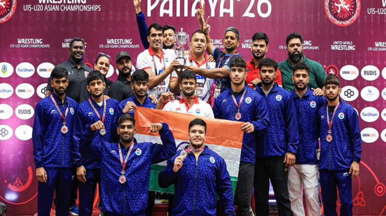 भारत ने अंडर-20 एशियाई कुश्ती चैंपियनशिप में चार स्वर्ण सहित 20 पदक जीते