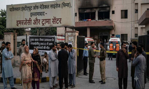 पाकिस्तान में अस्पताल की आग में 14 नवजातों की मौत