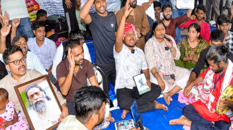 झारखंड: प्रदर्शन के दौरान एक कार्यकर्ता के साथ छेड़छाड़ को लेकर 38 लोगों पर मामला दर्ज