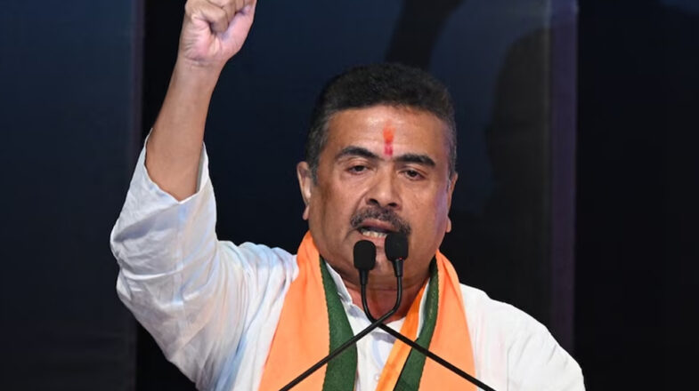 शुभेंदु अधिकारी ने बंगाल के बीरभूम जिले में तारापीठ मंदिर में पूजा-अर्चना की