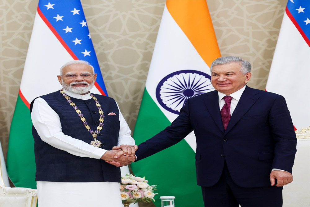 मोदी को उज्बेकिस्तान का सर्वोच्च सम्मान